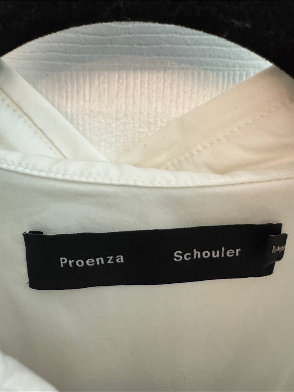 PROENZA SCHOULER Cindy Layered Cotton Poplin Shirt Dress Size 2 - Picture 8 of 10